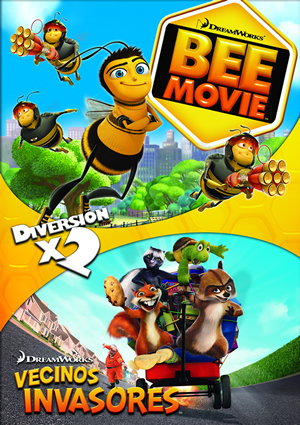 Carátula frontal de Pack Bee Movie + Vecinos invasores