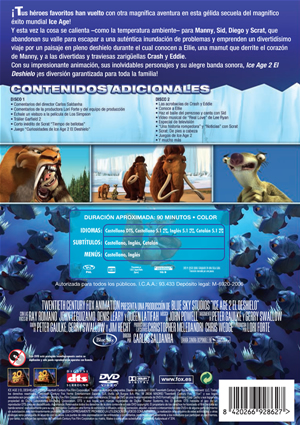 Carátula trasera de Ice Age 2: El deshielo Edicin limitada