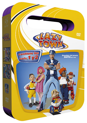 Carátula frontal de Pack Lazy Town: Bienvenida a Lazy Town + Hroe por un da