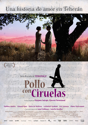 poster de Pollo con ciruelas