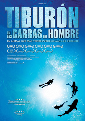 poster de Tiburn, en las garras del hombre