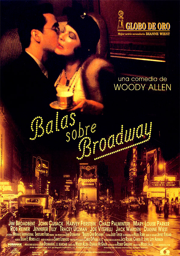 Balas Sobre Broadway Poster Cine Index